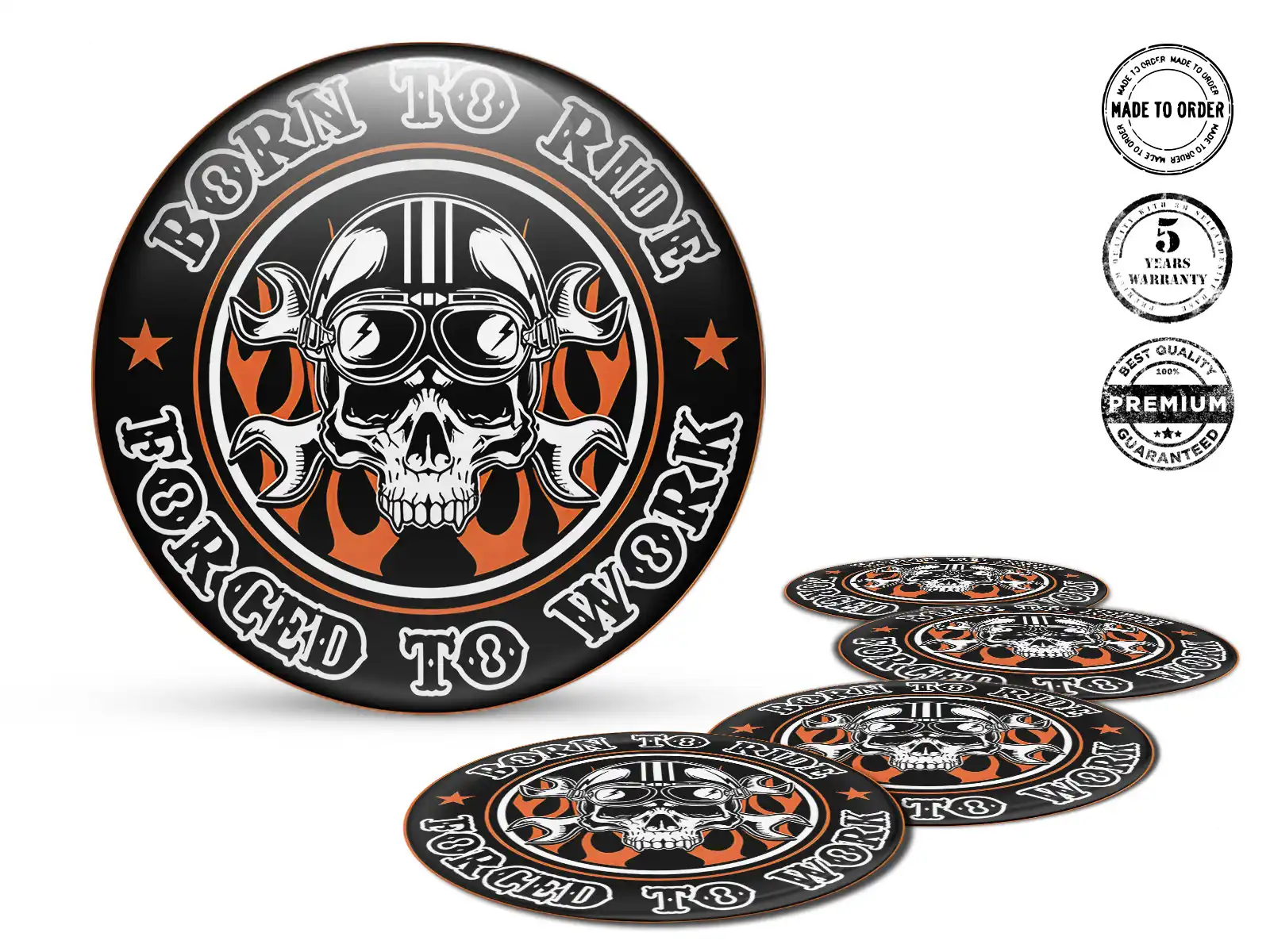 Logo Pegatina Silicona Resonancia Vector Supremo